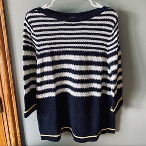 CJ Banks striped sweater